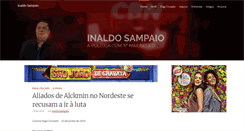 Desktop Screenshot of inaldosampaio.com.br